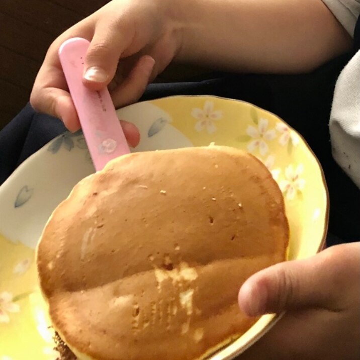 ふんわり♡チーズ入りミニホットケーキ